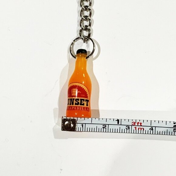 Fallout New Vegas Sunset Sarsaparilla Bottle Keychain - 3.5inch - Picture 5 of 7